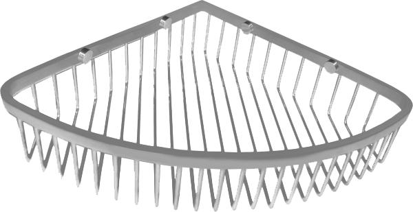 Stainless Steel Wire Corner Shower Basket